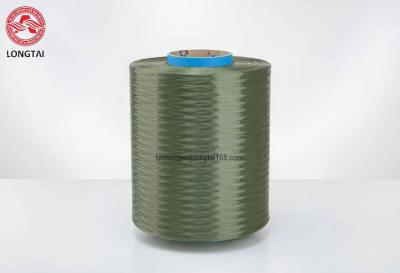 China Taparan para el poliéster del verde de Aramid teñió al negador 1000 del hilado del filamento en venta