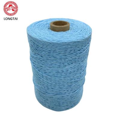 China OI-28 LSZH Fire Retardant Twisted Blue FR PP Fibrillated Cable Filler Yarn 50KD pp cable filler material for sale