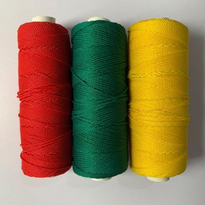 China Green Multifilament Nylon 7.5g/d Fishing Net Twine Rope Polypropylene String for sale