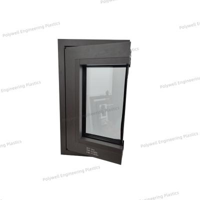 China Residential Aluminum Bi Folding Windows Vertical Slide Glass Window For Balcony for sale