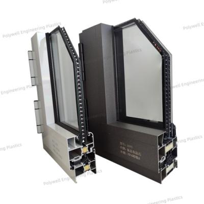 China Sistema de barrera de calefacción de aluminio modificado para requisitos particulares de la prueba de los sonidos del viento de la ventana de desplazamiento del PVC Windows en venta