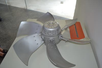 China 7000m3/h Three Phase Sickle Blade 1305rpm AC Axial Fan 450mm Blade for sale