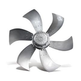 China Three Phase Sickle Blade Axial Fan With 450mm Blade for sale
