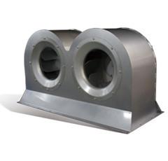 China 280mm Galvanized Impeller Centrifugal Fan With Single Phase 6 Pole External Rotor Motor for sale