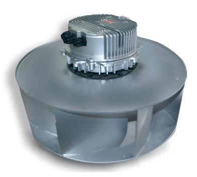 Chine Lame centrifuge triphasée 400mm de ventilateur de centrifugeur d'entrée double de Polonais de la fan 2 de l'EC à vendre
