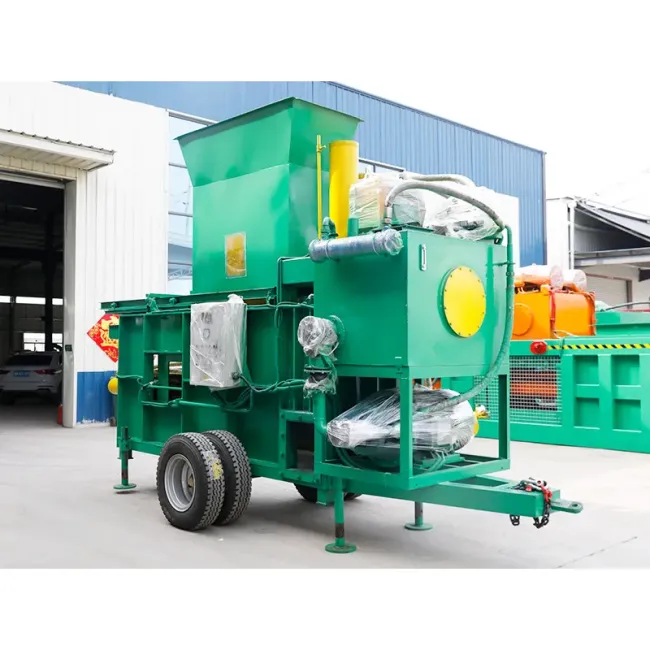 Three-Cylinder Hydraulic Straw Baler Machine for Silage with Automatic Packing