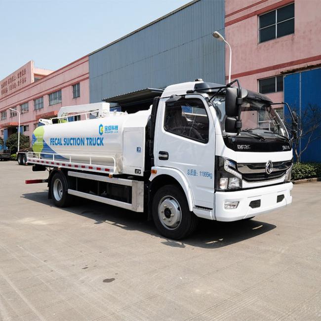 Energy Efficient Sewage Suction Truck With Optional Arm Support And Custom Tank Features 0