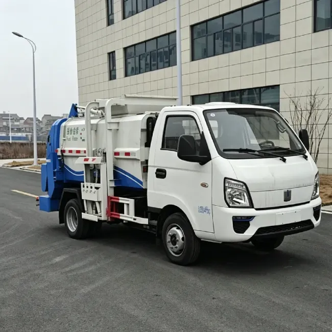 4.5TONS Pure Electric Small Capacity Kitchen Food Garbage Waste Collection Truck