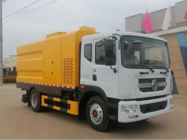 Heavy Duty Road Sweeper Truck Industrial Vacuum Street Dust Cleaning Sweeping Vehicle