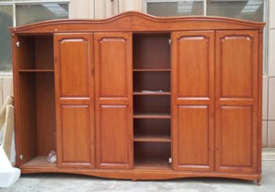 China Maple Solid wood door wardrobe for sale