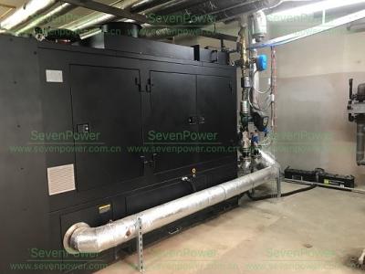 China Super Silent CHP 120KW Heat And Power Machine Natural Gas Fuel With Soundproof Canopy for sale
