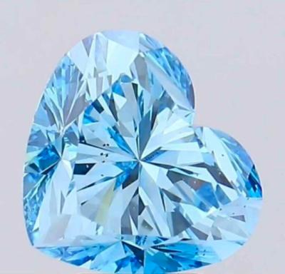 China Vivid Blue Lab Grown Diamond Jewelry Hpht Rough Loose Synthetic Diamonds for sale