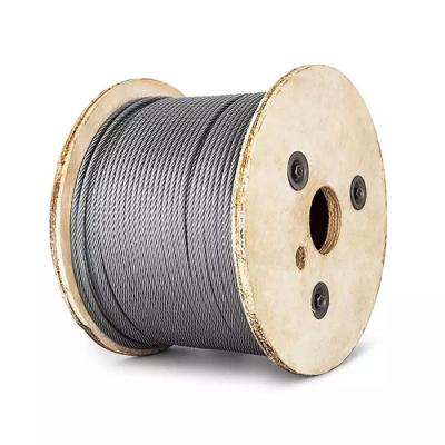 China Cuerda de alambre trenzado de acero inoxidable 304 316 6 x honda de acero del cable 36 en venta