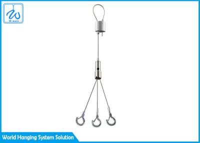 China Three Feet Pendant Light Hardware Kit With Hook , Self Locking Outdoor String Light Hanging Kit for sale