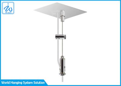China Lightweight Ceiling Light Suspension Kit For Aluminium Profiles 7 X 7 Construction for sale