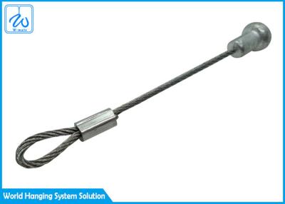 中国 掛かるシステムのための単一の足のステンレス鋼の折られた目ワイヤー ロープの吊り鎖のスエージの付属品 販売のため