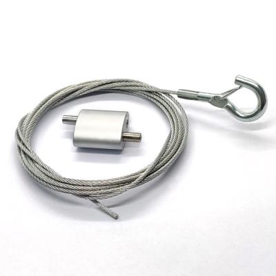China Hanging Wire Systems Looping Gripper Kit Suspension Cable With A Snap Hook For Hanging for sale