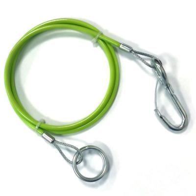 中国 保証締縄のための安全ケーブルの吊り鎖ステンレス製の316を注目するワイヤー ロープの目 販売のため