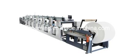 China Food Packaging Flexo Printing Machine with 100mm Diameter of Web Roller for sale