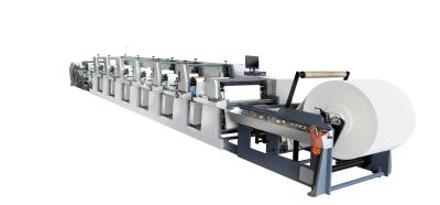 China Power Supply 380V 3pH 50Hz Fengming Six Color Unit Type Paper Flexo Printing Machine for sale