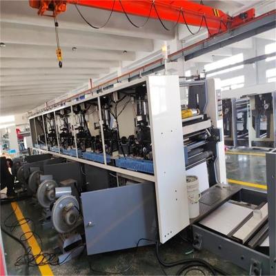 China Customized Request High Speed 6 Color Unit Type Flexo Printing Machine for Paper Roll à venda