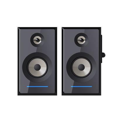 China RGB Lighting 50Hz Compact Wireless Bookshelf Speakers With Subwoofer for sale