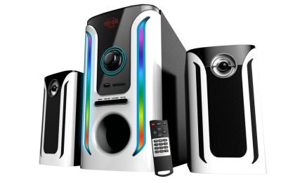 China Stylish 85dB Sensitivity 2.1 Channel Speaker Multimedia Pc Speaker for sale