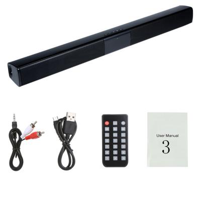 China Multiple Audio Inputs 2000mA Battery Powered Sound Bar For LED TV for sale