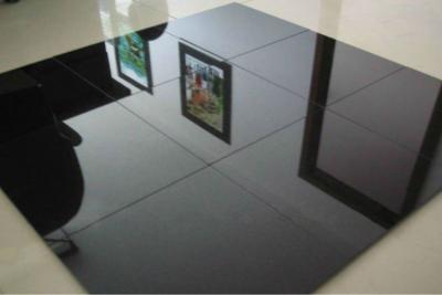 China Pure Black Granite Tiles 305x305x10mm/305x610x10mm for sale