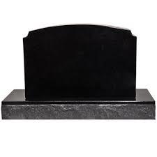 China Black Granite rectangular monument for sale