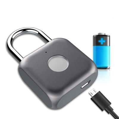 China IP65 Smart Outdoor Padlock Mini Keyless Outdoor Fingerprint Padlock for sale