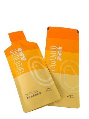 China Customized Shaped Pouch Food Grade stand up packaging For 30g-150g liquid en venta