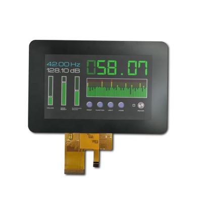 China 5.0 inch customized 800(rgb) *480 tft lcd rgb display panel 5 inch P-cap touch tft lcd module for sale
