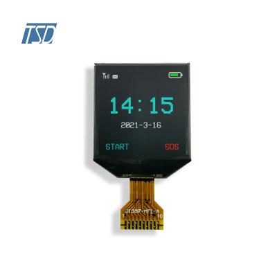 China Monochrome 128x128 Oled Display SPI 10 Pins 1.06 Inch For Smart Watch for sale
