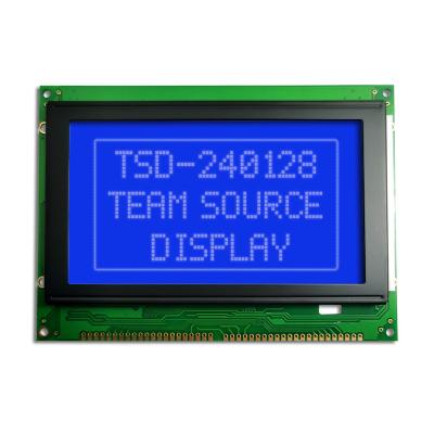 China 240X128 STN Yellow Blue Positive COB Graphic Monochrome LCD Screen Display Module for sale