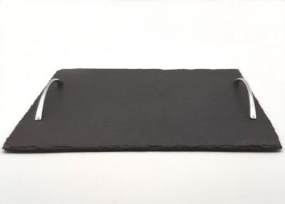 China 40cm x 30cm Stone Serving Tray , Rectangular Serving Tray With Handles for sale