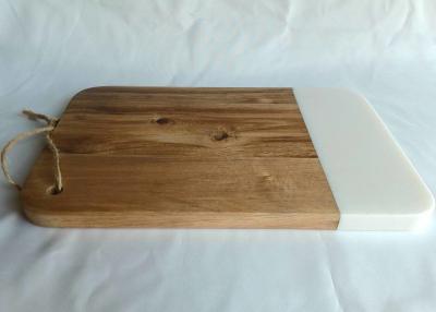 China Marble Acacia Wood Kitchen Stone Placemats Rectangular Shape for sale