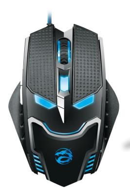 China Black / White 6 Button Optical Gaming Mouse And Keyboard With Breathing Light for sale