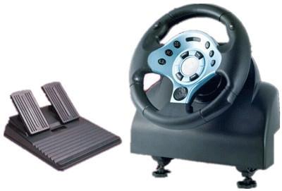 China Video Game Steering Wheel Compatible P3 Win98 / ME / 2000 / XP for sale