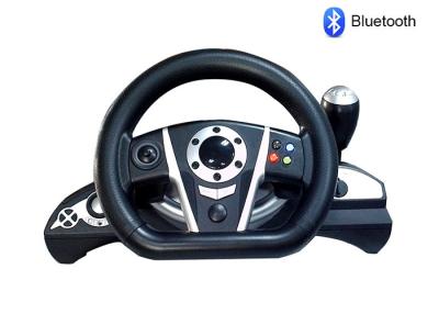 China Bluetooth PC / P3 Racing Video Game Steering Wheel With Rubber Hand Grip for sale