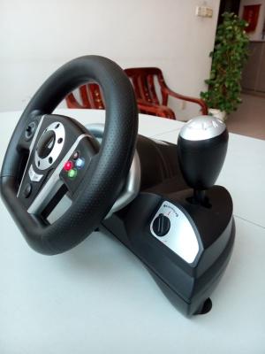 China 2 In 1 Bluetooth Dual Vibration Racing Games Steering Wheel For P3 / PC for sale