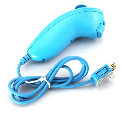 China Left Hand Gamepad nintendo wii nunchuk controller 100% eco ABS for sale