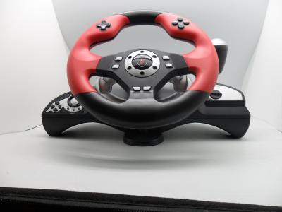 China Foot Pedal Video Game Steering Wheel Dual Vibration 2 Meter Cable For PC PC360 P2 P3 for sale