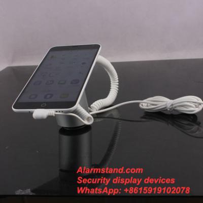 China COMER anti-lost alarm Aluminum Cell Phone Holder Mobile Phone Stand Universal Desktop Charging Dock for iPhone Huawei/LG for sale