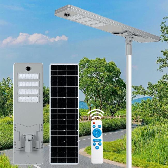 Solar integrated street light