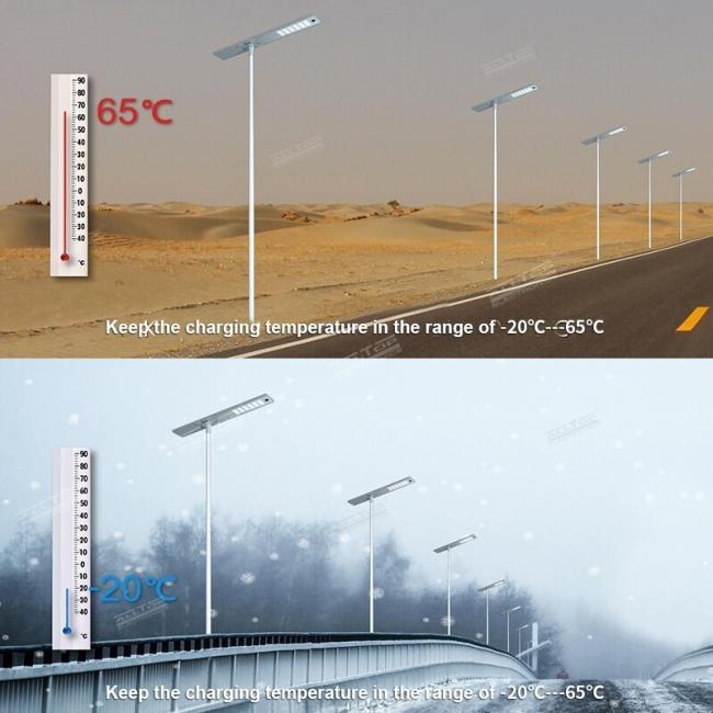 High-end solar street light