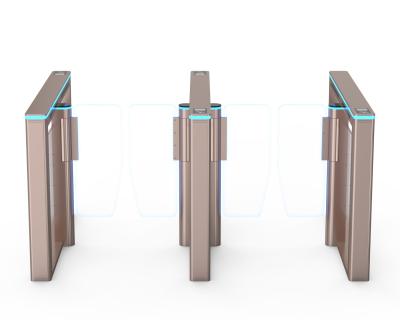 China Aluminum Alloy Electronic Turnstile Gates IC Card Speed Swing Barrier System for sale