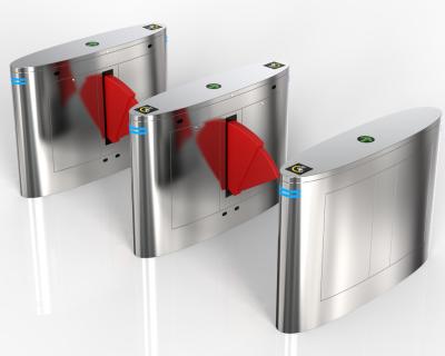 China IP54 Flap Barrier Turnstile , Waterproof Security Turnstile Gate Customized for sale