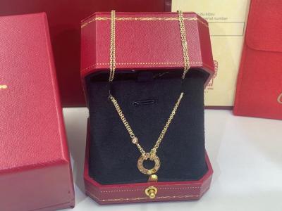 China Cartie 18K Gold Necklace Of LOVE Necklace 2 Diamonds Yellow Gold Pink Gold White Gold VVS Diamonds for sale