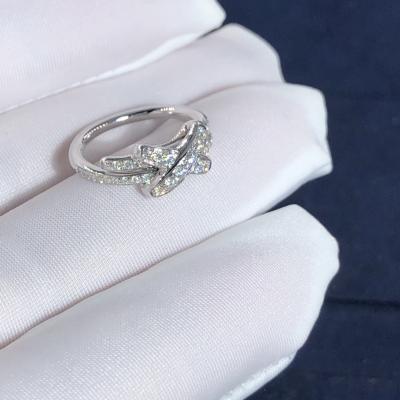 China Chau Met Fashion Hot Selling Diamond Rings 18k Gold Ring Jeux De Liens Ring Natural Diamonds Real 18k Gold en venta